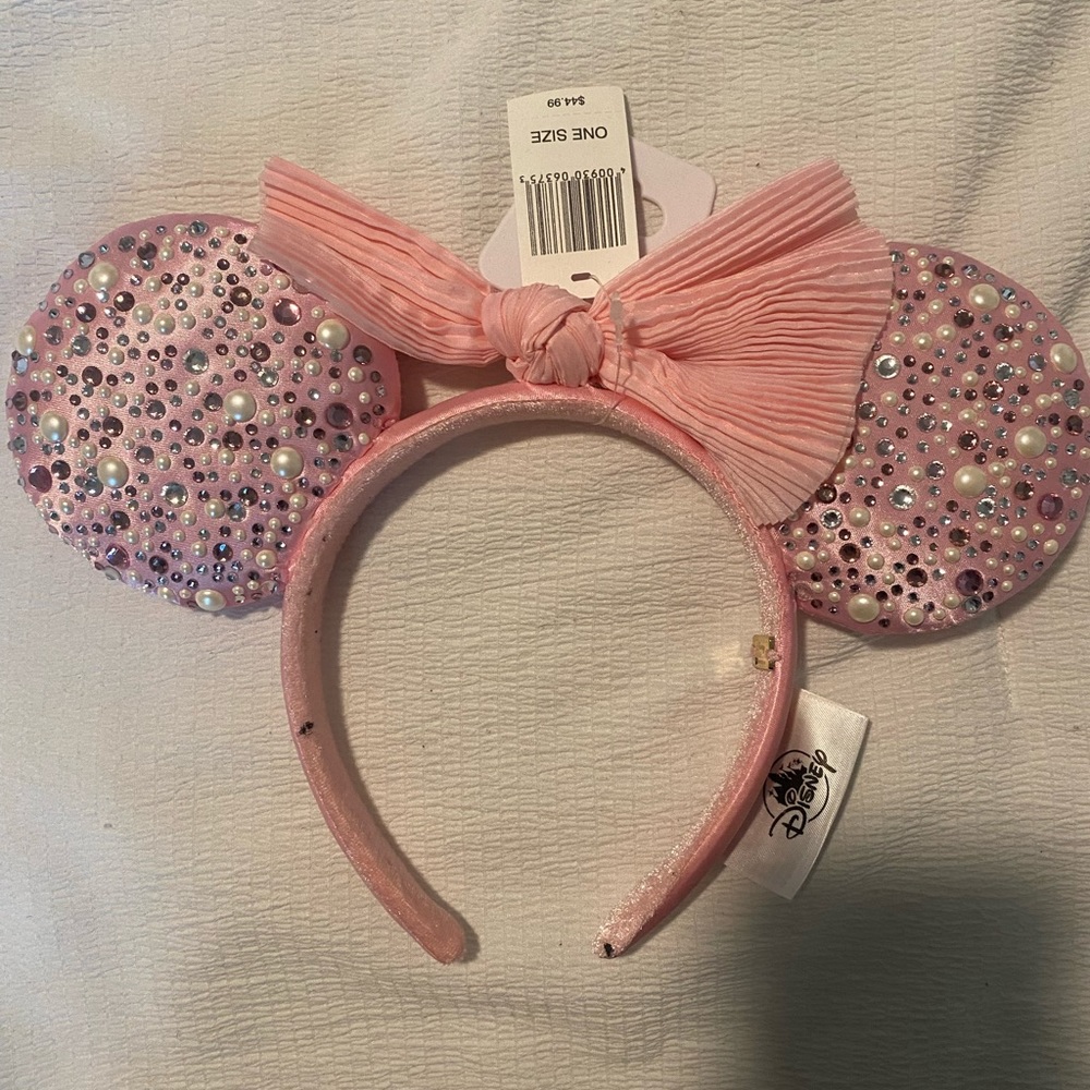 Disney Bauble Bar Pink Rhinestone Ears